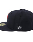 New Era Boston Worcester Red Sox Fitted Navy and Red Hat