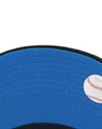NewEra 9Forty San Diego Padres A-Frame Black and Blue Adjustable Hat