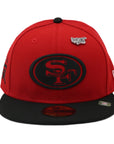 New Era 59Fifty NFL24 San Francisco 49ers Red and Black Fitted Hat
