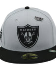 New Era 59Fifty NFL24 Las Vegas Raiders Grey and Black Fitted Hat
