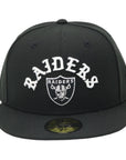 New Era 59Fifty NFL24 Las Vegas Raiders Black and White Fitted Hat
