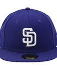 New Era 59Fifty MLB San Diego Padres Blue Basic Fitted Hat