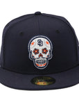 New Era 59Fifty MLB San Diego Padres Skull Navy Fitted Hat