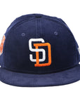 New Era 59Fifty MLB San Diego Padres All Star Game 1992 Navy Corduroy Fitted Hat