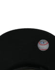New Era 9Fifty San Diego Padres Black and White Snapback Hat