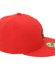 New Era 59FIFTY Fitted Cap – Red Swinging Mascot Logo