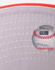 New Era 59FIFTY Fitted Cap – Red Swinging Mascot Logo