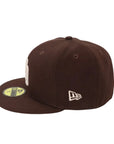 San Diego Padres Brown Fitted Hat 59FIFTY Cap | Classic SD Logo Baseball Hat