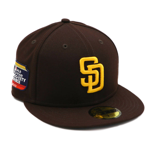 San Diego Padres New Era 59FIFTY Fitted Hat~Brown 7 1/4 海外 即決-