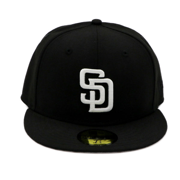 New Era San Diego Padres Black White Logo Snapback Cap 9fifty Limited  Edition