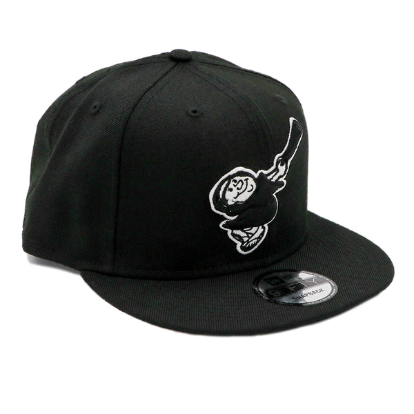 New Era 9FIFTY San Diego Padres Friar Pride Black Rainbow Snapback Hat