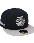 5950 San Diego FC Flow Navy Grey 59FIFTY Fitted Hat