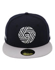 5950 San Diego FC Flow Navy Grey 59FIFTY Fitted Hat