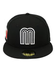 New Era Mexico World Baseball Classic Black White 59FIFTY Fitted Cap