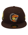 5950 San Diego Padres Mexico Brown OTC 59FIFTY Fitted Hat