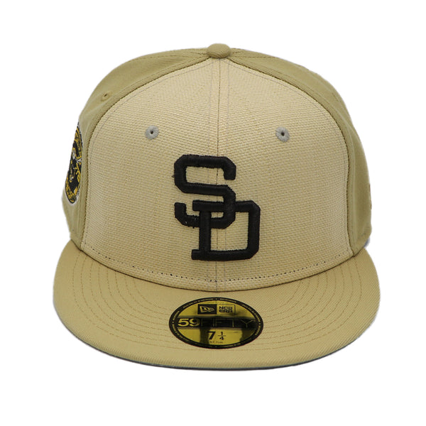 New Era 59FIFTY San Diego Padres Raffia/Beige Fitted Hat 8