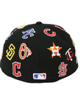 59FIFTY MLB All Over Logo Fitted Hat