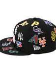59FIFTY MLB All Over Logo Fitted Hat