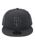 5950 San Diego Padres Graphite 9FIFTY Snapback Hat