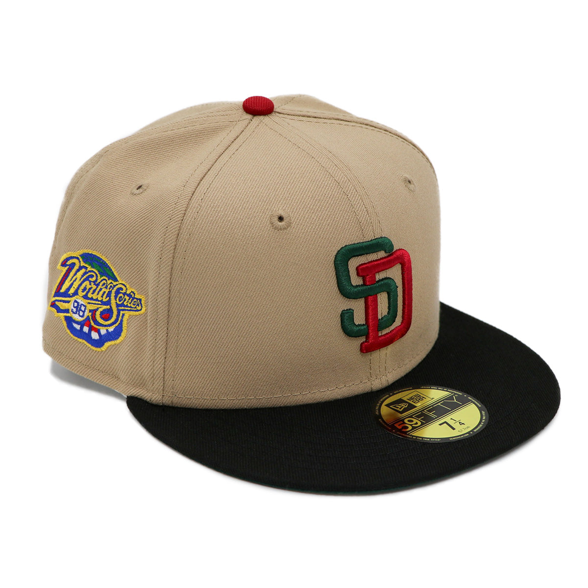 New Era 59Fifty San Diego Padres 2-Tone Camel/Black Fitted Hat