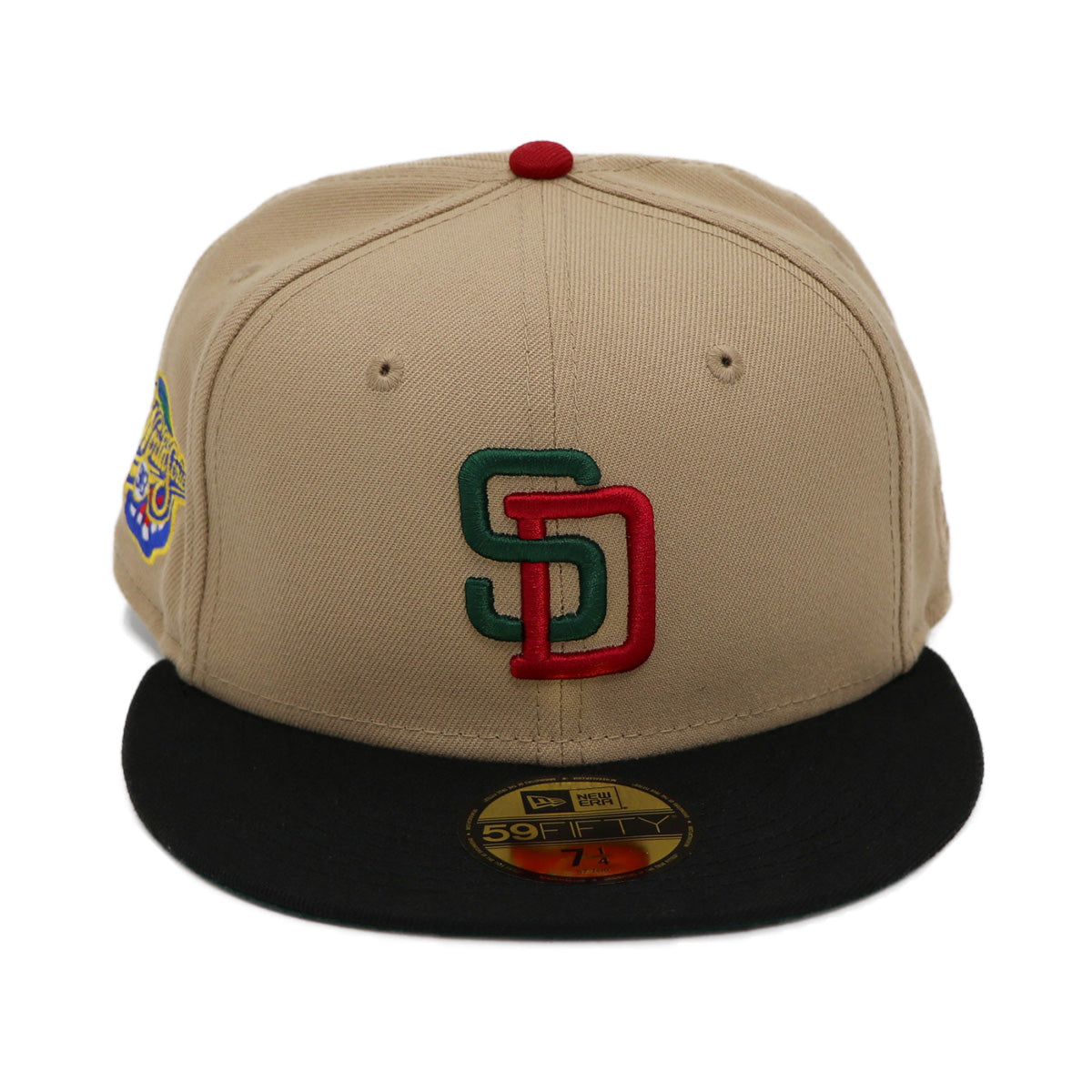 New Era 59Fifty San Diego Padres 2-Tone Camel/Black Fitted Hat