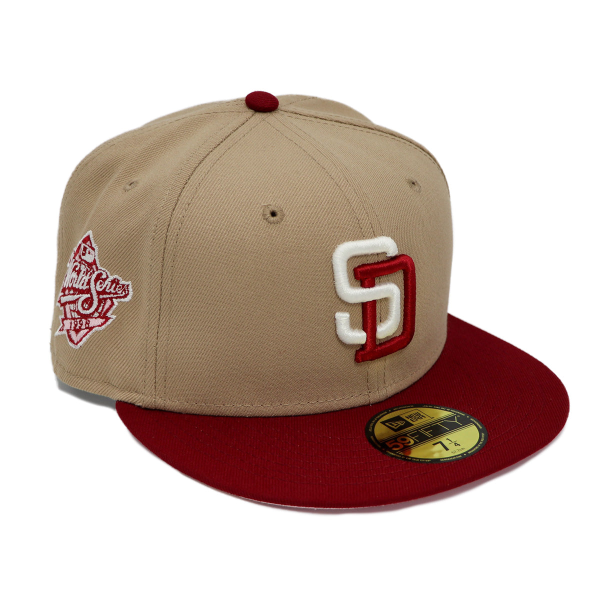 New Era 59Fifty San Diego Padres 2-Tone Camel/Red Fitted Hat
