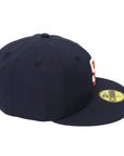 New Era San Diego Padres Navy & Orange Split Logo 59FIFTY Fitted Hat