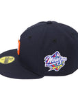 New Era San Diego Padres Navy & Orange Split Logo 59FIFTY Fitted Hat