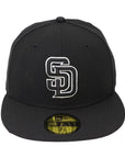 San Diego Padres Blackout Fitted Cap