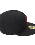 New Era San Diego Padres Black Pop Outline 59FIFTY Fitted Hat