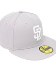 New Era 59Fifty MLB San Diego Padres Grey Basic Fitted Hat
