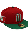 Mexico New Era 59Fifty World Baseball Classic 2-Tone Red/Green Hat
