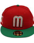 Mexico New Era 59Fifty World Baseball Classic 2-Tone Red/Green Hat