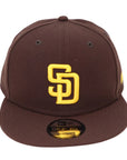 New Era San Diego Padres Brown & Gold 9FIFTY Snapback Hat