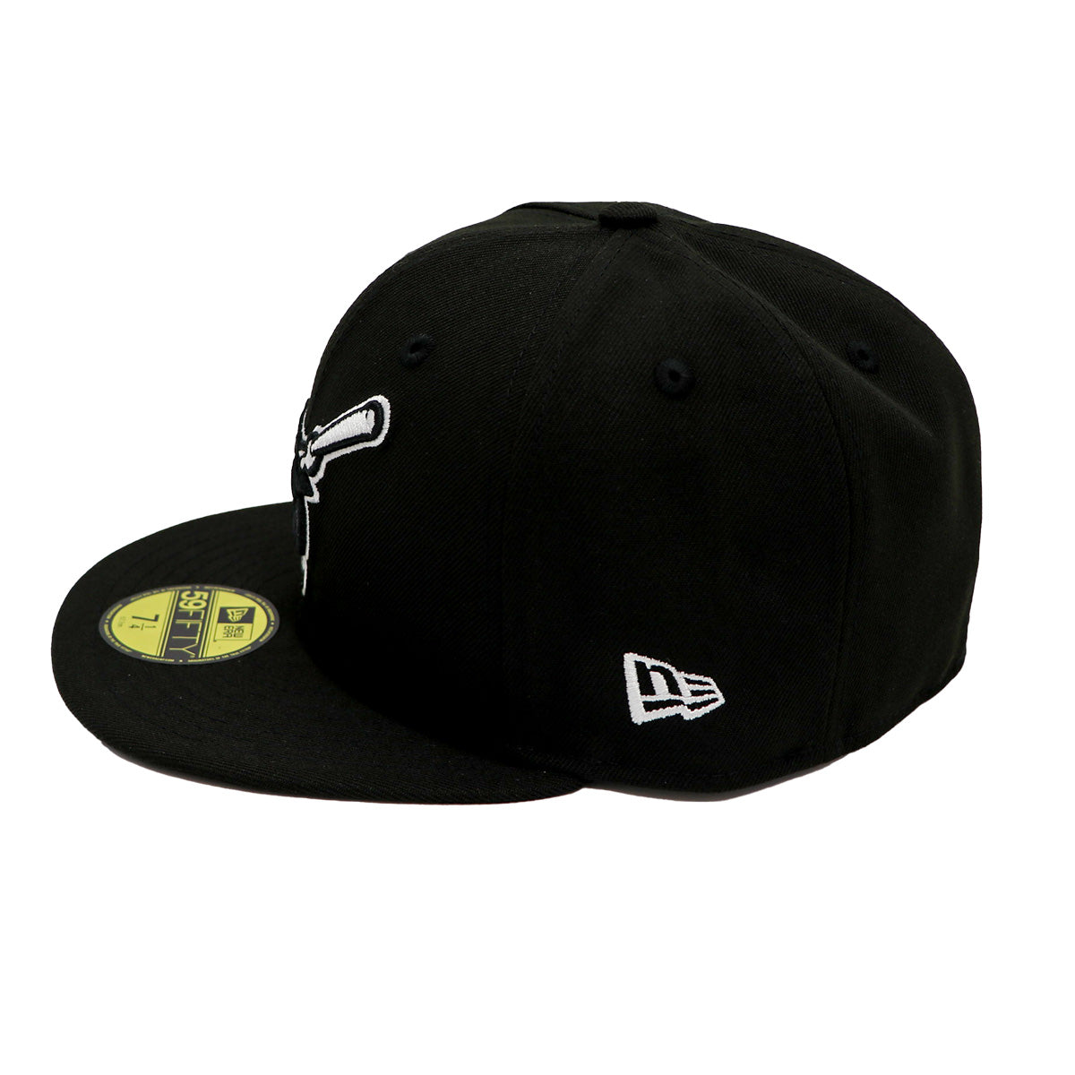 Newera 59Fifty San Diego Padres Swinging Friar Black Fitted Hat