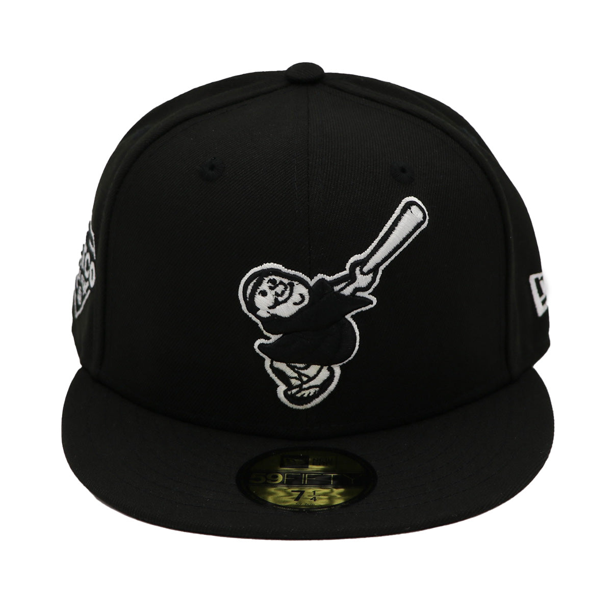 NewEra 59Fifty San Diego Padres Swinging Friar Petco Park Black Fitted Hat