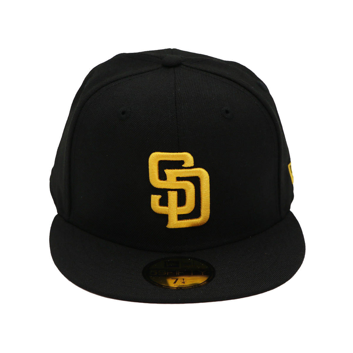 NewEra 59Fifty San Diego Padres Black Fitted Hat