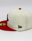 NewEra 59Fifty SDSU Aztecs Chrome/Red Fitted Hat