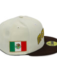 Mexico New Era 59Fifty WBC 2-Tone Stone/Brown Fitted Hat