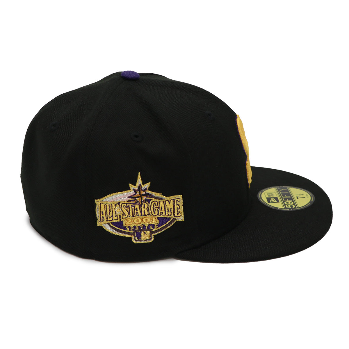 NewEra 59Fifty Seattle Mariners Black Fitted Hat – Caliwearsd