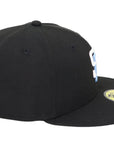 San Diego Padres Black/Sky Blue Chrome 59FIFTY Fitted Hat