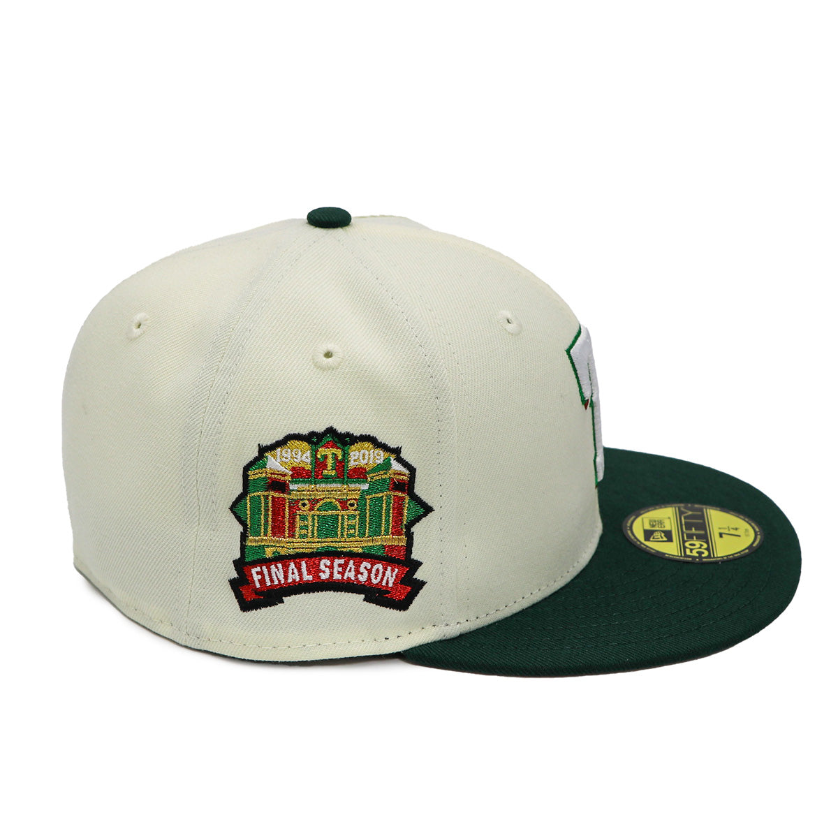 NewEra 59Fifty Texas Rangers Final Season 2-Tone Chrome/Green Fitted Hat