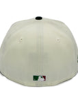 New Era 59Fifty MLB San Texas Rangers Off White and Green Fitted Hat