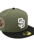 New Era 59FIFTY San Diego Padres Cooperstown New Olive Black Fitted Hat