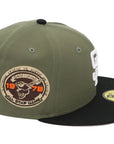 New Era 59FIFTY San Diego Padres Cooperstown New Olive Black Fitted Hat