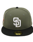 New Era 59FIFTY San Diego Padres Cooperstown New Olive Black Fitted Hat