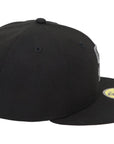 San Diego Padres Black/Gray Rose 59FIFTY Fitted Hat