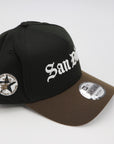 San Diego Padres Old English 9FORTY Hat – Black/Brown