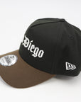 San Diego Padres Old English 9FORTY Hat – Black/Brown