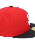 New Era 59FIFTY San Diego Padres Red/Black Fitted Hat